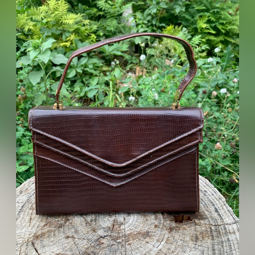 Vintage brown leather ladie’s purse - Picture 1 of 11